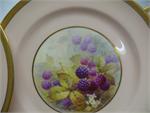 12 Different Hand-painted Lenox Fruit Plates Signed W. H. Morley