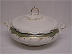 RD Fontainebleau Green Covered Vegetable Bowl